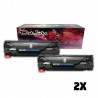 HP 85A CE285A Black Toner Cartridge - 2 Packs