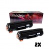 copy of HP 83A Black Toner Cartridge - 2 Packs