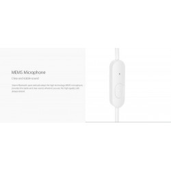 Xiaomi Wireless 4.1 Bluetooth Music Sport Earbuds - White