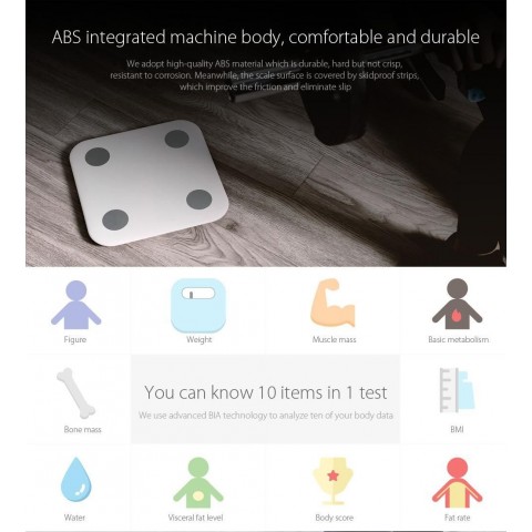 Xiaomi Mi Body Fat Smart Scale 2- White