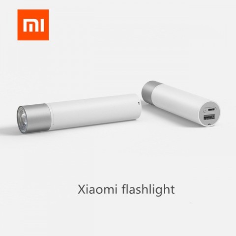 Xiaomi  LED Flashlight 240LM Stepless Dimming 11 Modes,Mobile Power 3350mAh USB Rechargeable