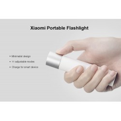 Xiaomi  LED Flashlight 240LM Stepless Dimming 11 Modes,Mobile Power 3350mAh USB Rechargeable